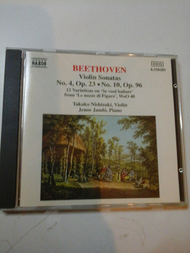 Cd0030 - Beethoven - Violin Sonatas N° 4, Op. 23 - N° 10