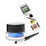 Delineador De Ojos En Gel Waterproof Con Brocha Cosmeticaval