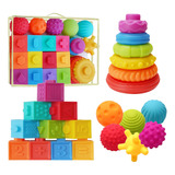 Neon Kids Montessori - Juguetes De Denticion De Silicona Par