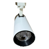 Spot Led Para Riel Blanco Luz Calida 20w Decoración