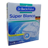 Blanqueador Ropa Dr. Beckmann Súper Blanco Sin Cloro 6pz 40g