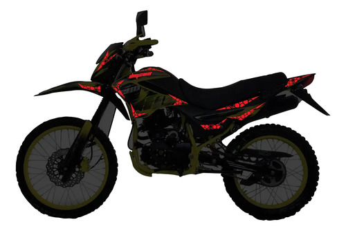 Kit Stickers Reflejantes Tapas De Moto Italika Dm200