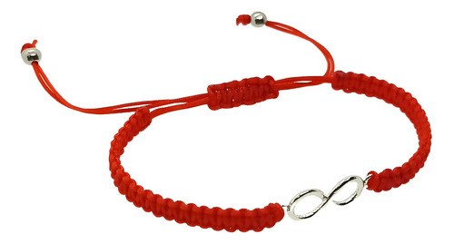 Pulsera Hilo Rojo Dije Infinito De Plata | Bisutería Lola