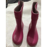 Bota De Lluvia, Marca Cheeky. Color Fucsia, Talle 23/24