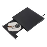 Unidad De Cd Externa Dvd Negra Con Interfaz Usb 3.0 Estable