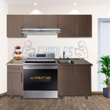 Cocina Integral 5 Muebles 2 Metros Melamina Variedad Colores