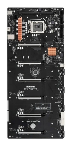 Mother Mineria Intel Asrock H510 Pro Btc+ Sock 1200 Minería