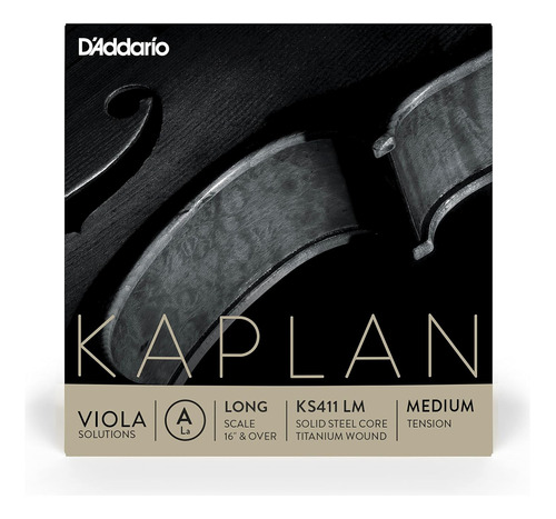 Cuerda Individual Viola Kaplan Solutions String Ks411 L...