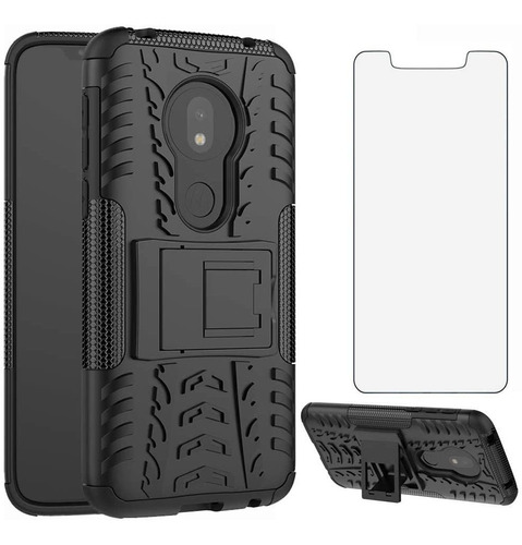 Carcasa Para Motorola Moto G7 Play Optimo Con Protector De P