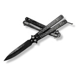 Navaja Mariposa Black Wave Aa39