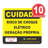 10 Placas Geração Própria Energia Solar Personalizada 25x23