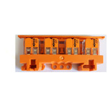 Kit Conector Wago Emenda 2 Fios 221-412 4un 4mm + 1 Suporte