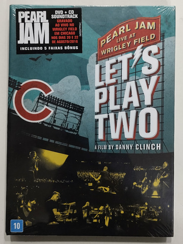 Dvd + Cd - Pearl Jam - ( Let' S Play Two ) Live At Wrygley