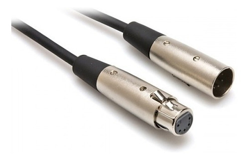 Hosa Dmx-510 Cable Dmx 512 Xlr5 Macho A Xlr5 Hembra De 3mts