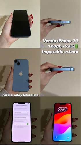 iPhone 14 Blue 128gb