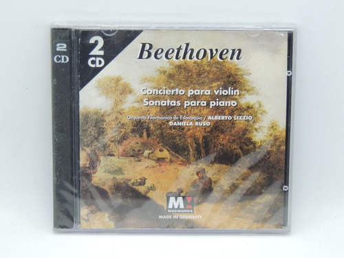 Beethoven Concierto Para Violin Sonatas Piano 2 Cd´s Nuevo