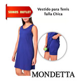 Vestido Deportivo 2 En 1 Azul Mondetta Talla Chica Original