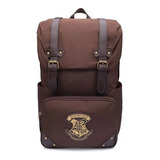 Mochila E Bolsa Removível Harry Potter Hogwarts Cor Marrom