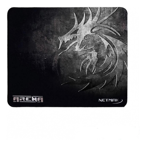 Mouse Pad Gamer Arena 30x25cm Grande Antideslizante Pcreg Color Negro