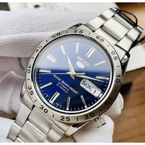 Relógio Seiko 5 Snkd99k1 Automático 36 Mm 7s26r Azul