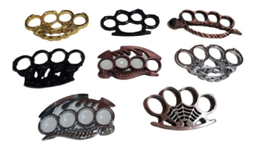 Manopla Anillos Nudillos De Hierro Modelos Unicos 