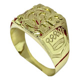 Anillo Sello Regalo Papá Oro 18k 8gr Garantia - Envio Gratis