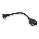 Cable Micro (v8) Usb A Usb Otg Hembra, Color Otg, Negro