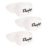 Kit Com 3 Dedeiras Dunlop White L Original Com Nota Fiscal