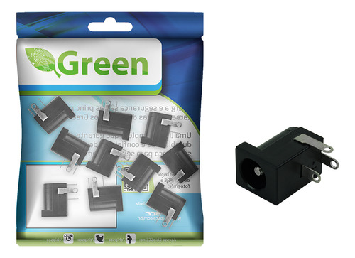 20x Conector Plug Jack Tipo P4 J4 Fêmea P Painel Pci Green