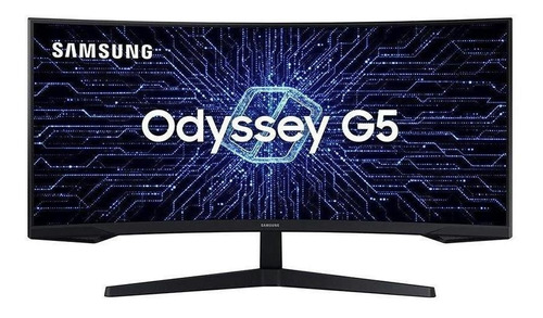 Monitor Gamer Samsung Odyssey G5 34 Va Curvo, 2k Qhd Hdr10