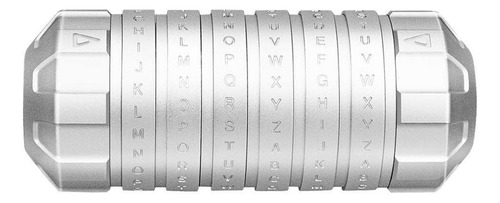 Candado Cryptex Mini Code Para Regalos Románticos, Plateado