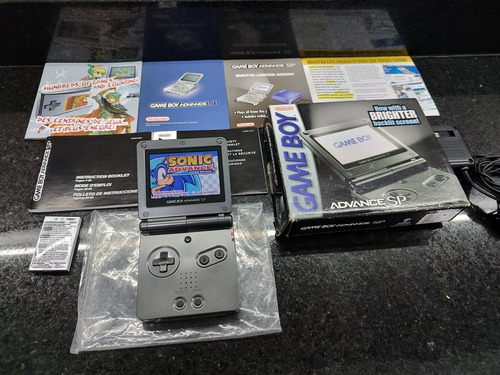 Nintendo Game Boy Gameboy Advance Sp Ags 101 Na Caixa