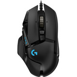 Mouse Gamer Logitech G502 Serie Hero Alambrico Usb Negro