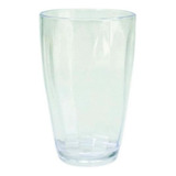 Vaso Acrilico Transparente Facetado Cocina Vasos Duro Trendy