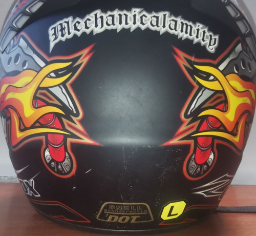 Casco Motocross Enduro Zox Negro Air Attack Mechanicalamity