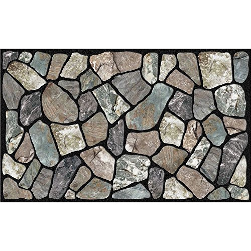 Felpudo De Piedra Gris Masterpiece Flagstone, 18 Pulgad...