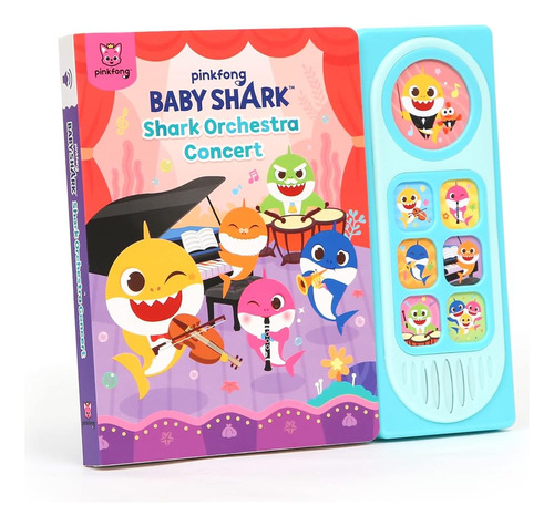 Pinkfong Baby Shark Shark Orchestra Concert 7 Button Sound B