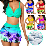 Conjunto De Ropa De Playa Sexy En Bikini Para Mujer