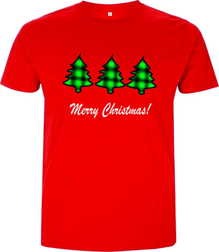 Camisetas Navideñas Arbolitos De Navidad Niños Y Adultos