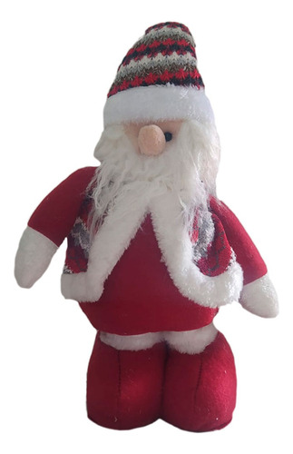 Muñeco Viejito Pascuero Patas Largas Navideño Rojo