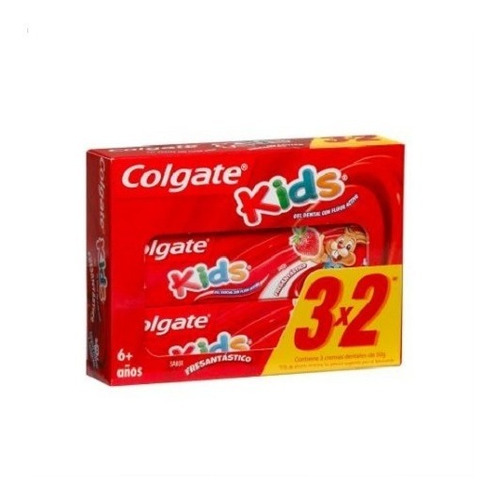 Pasta Dientes Colgate Kids 50 Gr Niños +6 (pack 3 Unidades)