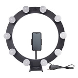 Ring Light 10 Lampadas Led 2em1 + Tripé 1,50 + Kit Selfie