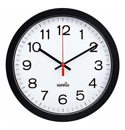 Yoobure - Reloj De Pared Decorativo De Cuarzo Silencioso De 