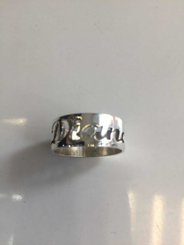 Anillo Personalizado Matrimonio Amor Pareja  Boda Palabra