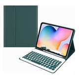 Funda Con Teclado Bluetooth Para Galaxy Tab S7 Fe 12.4 2021ñ