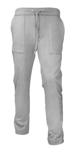 Pants Clasico Hombre Gris Acero / Azul 750mx