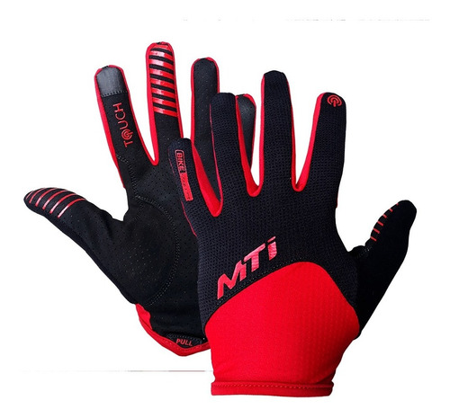 Guantes Largos Mti Enduro Touch Celular Bicicleta Nitrobikes