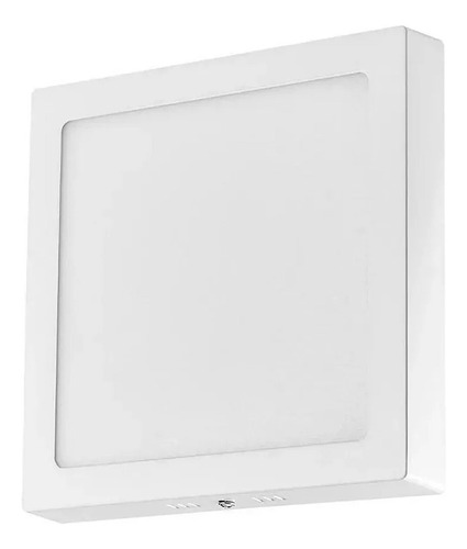 Painel Plafon Smart Quadrado Sobrepor Led 18w Grande 22cm