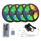 Led Decorativo 20m Luces Tira Lámpara Rgb Multicolor