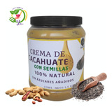 Crema De Cacahuate Natural Con Semillas 1.5 Kilos